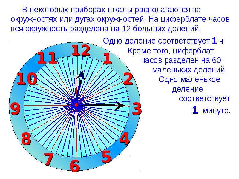 Разделить часы на 3 части