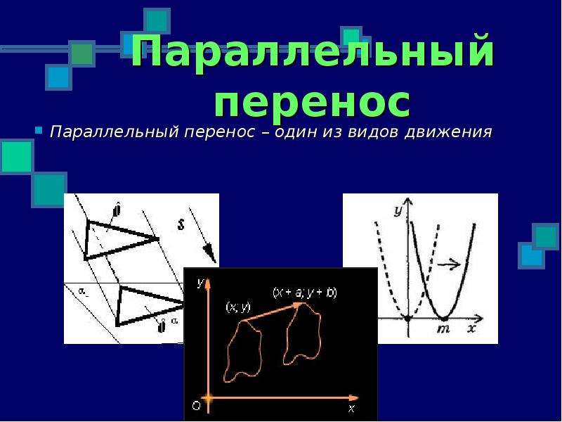 Движение и параллельный перенос презентация