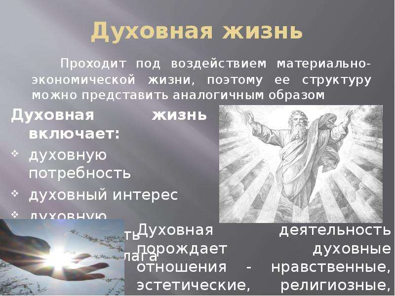 Слово духовная жизнь. Презентация духовная жизнь. Явления духовной жизни человека. Позитивные влияния духовной жизни. Путь духовной жизни.