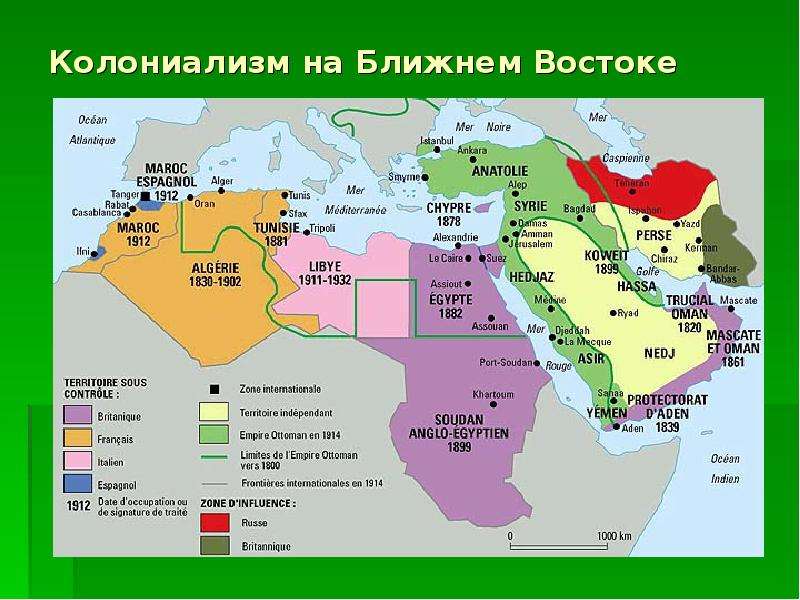 Карта государств ближнего востока