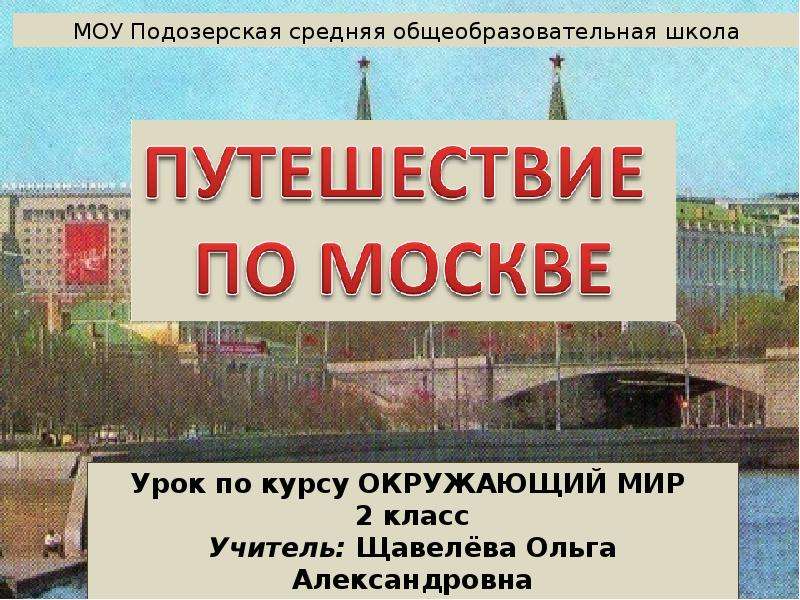 Презентация москва начальная школа