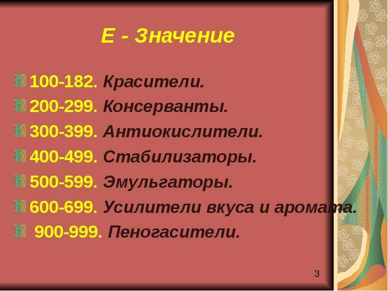 Какое значение е. Е 900-999. 100 Значение. Усилители вкуса е 300. + 100 Значимость.