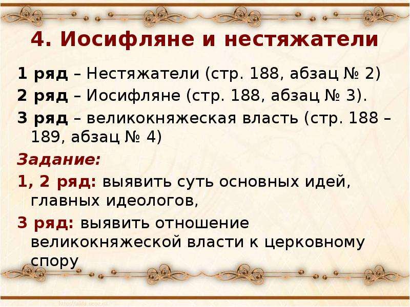 Русская православная церковь и государство xv начале xvi вв 6 класс презентация