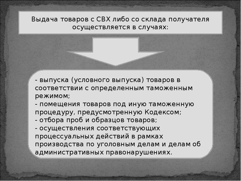 Презентация Временное хранение товаров, слайд №9