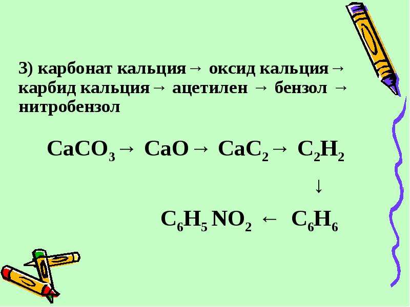 Реакция карбоната кальция с водородом. Ацетилен из карбида кальция. Оксид кальция в карбид кальция.
