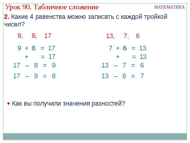 Сложение 2 7 1 7. Равенства из чисел. Как записать равенство. Сложение равенств. Как составить и записать равенства.