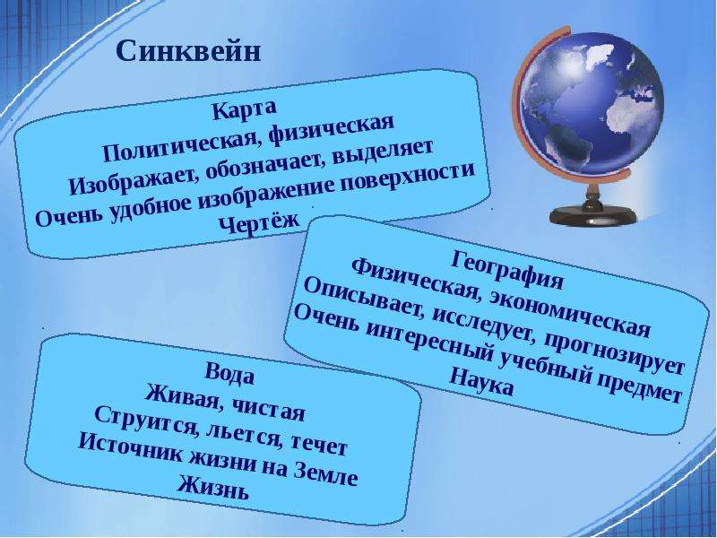 Синквейн карта россии