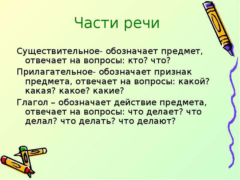 Что обозначает предмет. На какой вопрос отвечает предмет. Части речи существительное 2 класс презентация школа. Глагол обозначает действие предмета существительное обозначает. Глаголы обозначают признаки предметов и отвечают на вопросы.