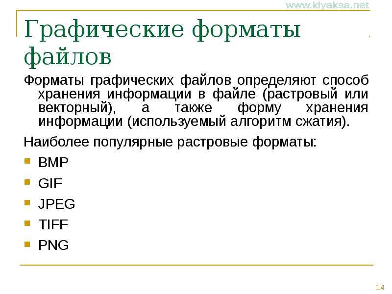 Форматы хранения видеоинформации. Расширения графических файлов. Форматы файлов для хранения видеоинформации. Алгоритм сжатия bmp.