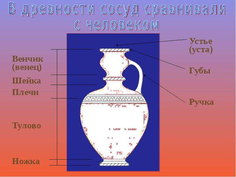 Укажите сосуд. Строение вазы в древней Греции. Части древнегреческого сосуда. Ваза составные части. Составные части греческих ВАЗ.