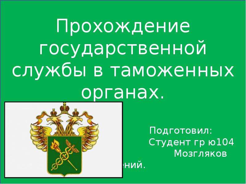 Пройти презентация. Прохождение таможенной службы  презентация. Органы таможенной службы доклад. Прохождение государственной службы картинки. ФТС презентация шаблон.