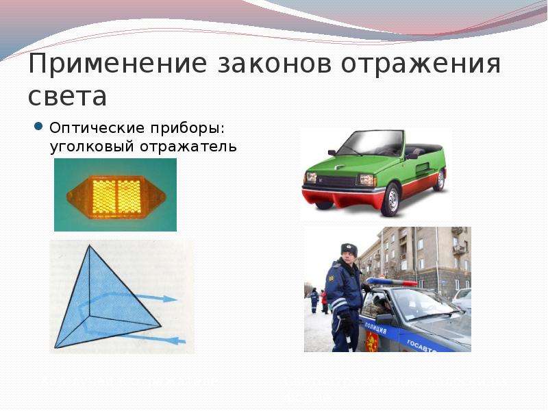 Уголковый отражатель презентация