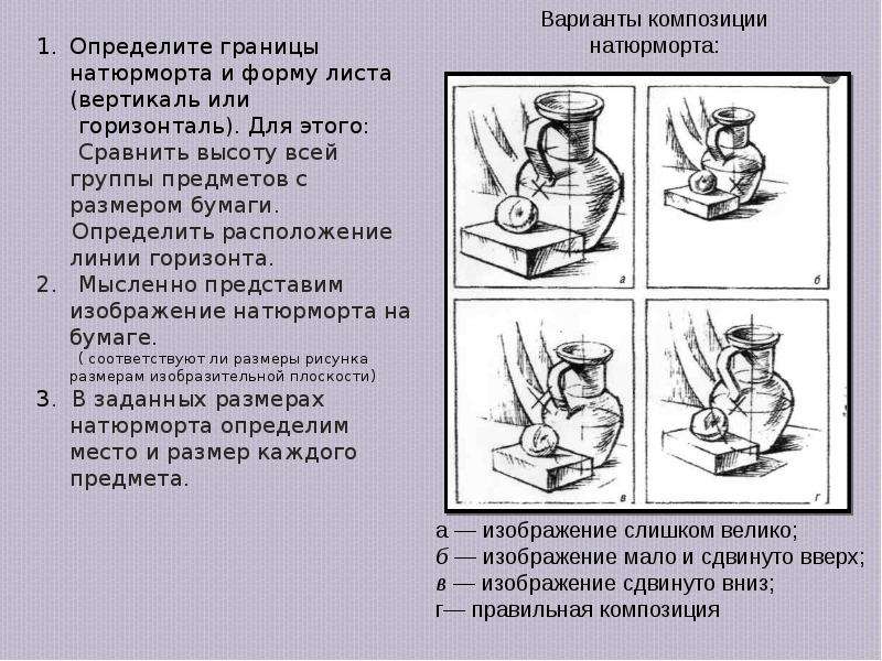 Изображение предметного мира натюрморт изо 6 класс