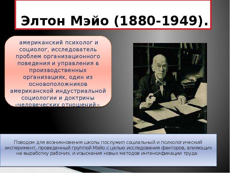 Школа человеческих отношений мэйо. Джордж Элтон Мэйо (1880-1949). Элтон Мэйо (1880--1940). Элтон Мэйо (1880-. Элтон Мэйо представитель школы.