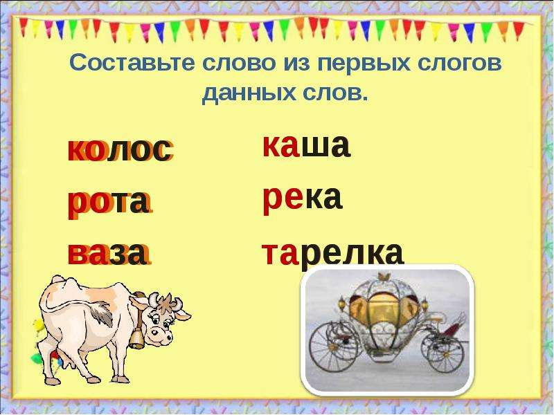 Слово из 3 б. Слова из первых слогов. Презентация игры с буквами и словами 1 класс. Составь слово из первых слогов. Слова с 1 слогом.