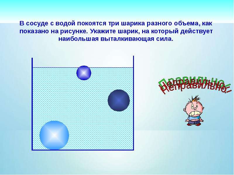 Как действует закон архимеда в воздухе 4 класс презентация