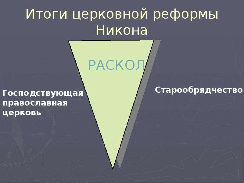 Результаты церковной реформы. ИТИГ церковной реформы. Итоги церковной реформы 17 века. Каковы итоги церковной реформы (не менее 2)?.