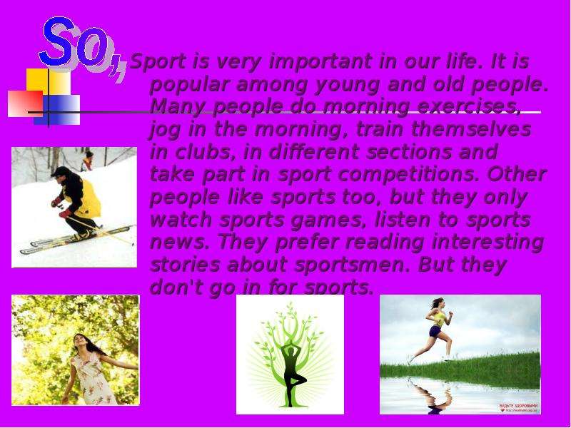 Sports is very. Спорт на английском. Sport is important in our Life. Sport and games Sport is important. Sport текст.