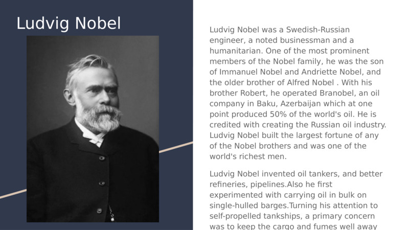 Alfred Nobel’s family, слайд №6