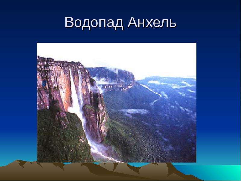 Координаты анхель. Проект о водопаде Анхель Южная Америка. Географические координаты водопада Анхель. Водопад Анхель презентация. Водопад Анхель координаты.