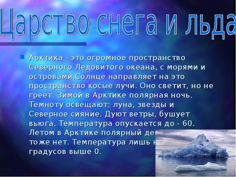 Зона арктических пустынь 4 класс окружающий мир презентация