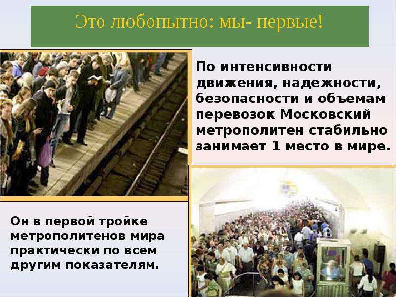 Презентация на тему московское метро