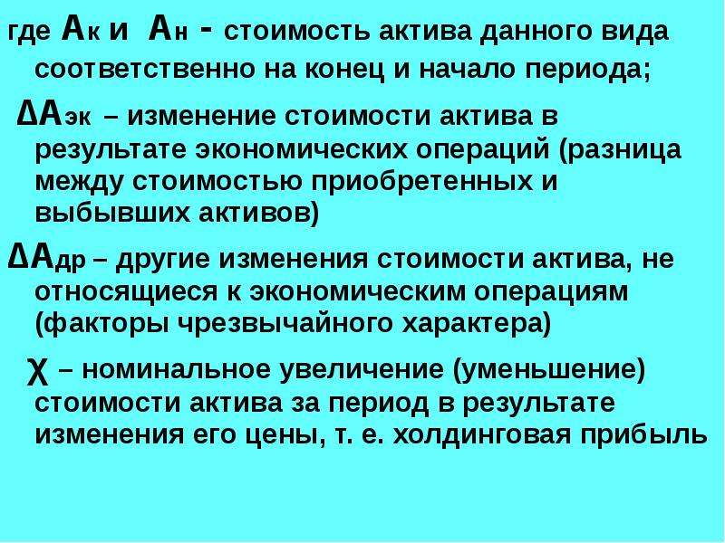 Дайте актив. Где период. Найти цену актива. Дайте актива.