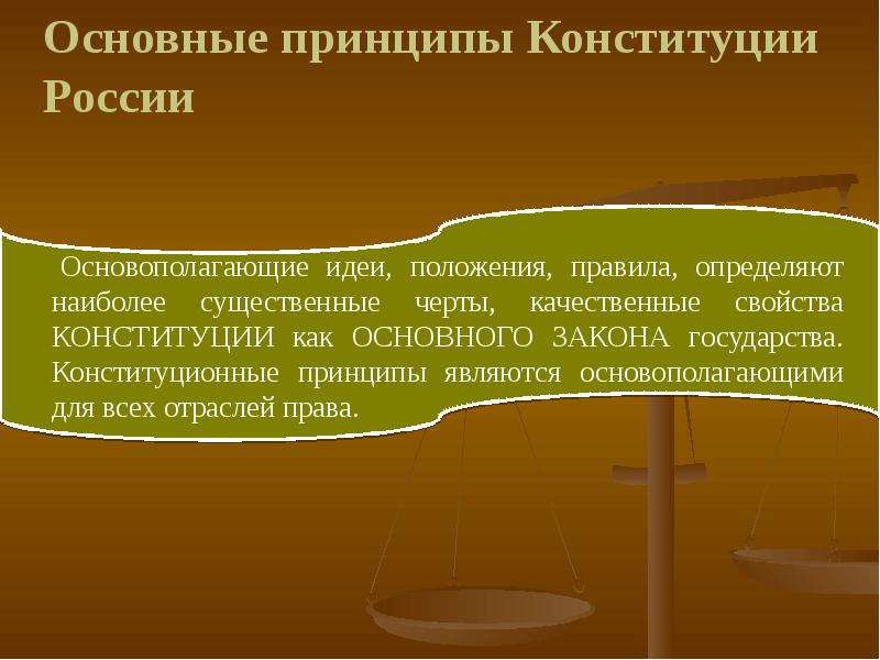 Принципы статьи конституции. Принципы заложенные в Конституции РФ. Основные принципы Конституции РФ. Принципы Конституции России. Базовые принципы Конституции.