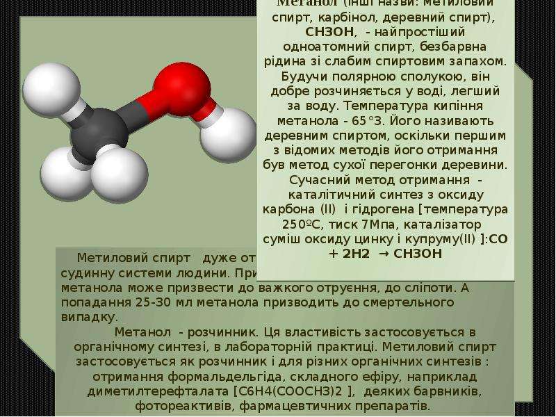 Спирт в химии презентация