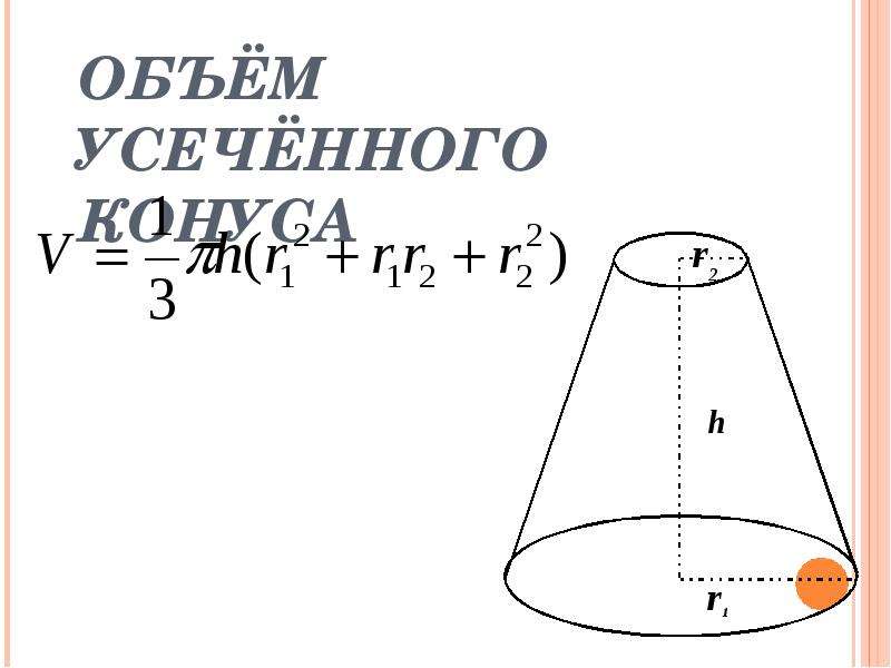 Усеченный конус программа