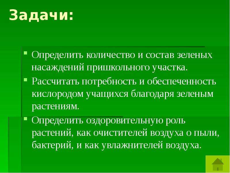 Значение зеленых насаждений презентация