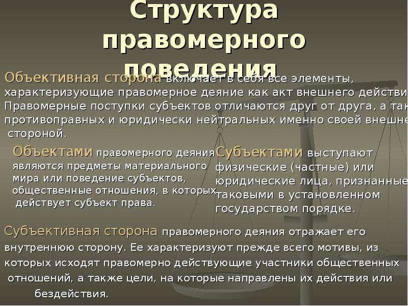 Правомерное поведение и правонарушение презентация тгп