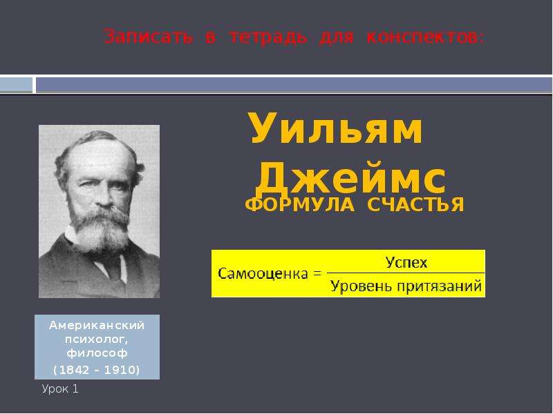 Уильям джеймс философия презентация