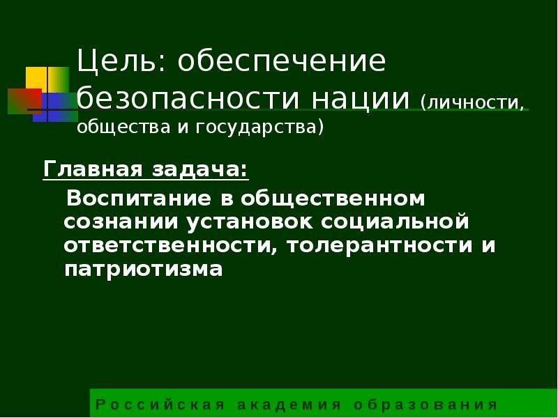 Безопасности нации. Безопасность индивидуальность национальностей. Мероприятия обеспечивающие безопасность нации.