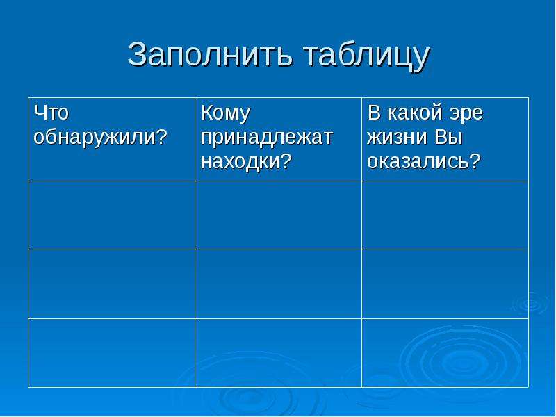 Палеонтологическая летопись земли