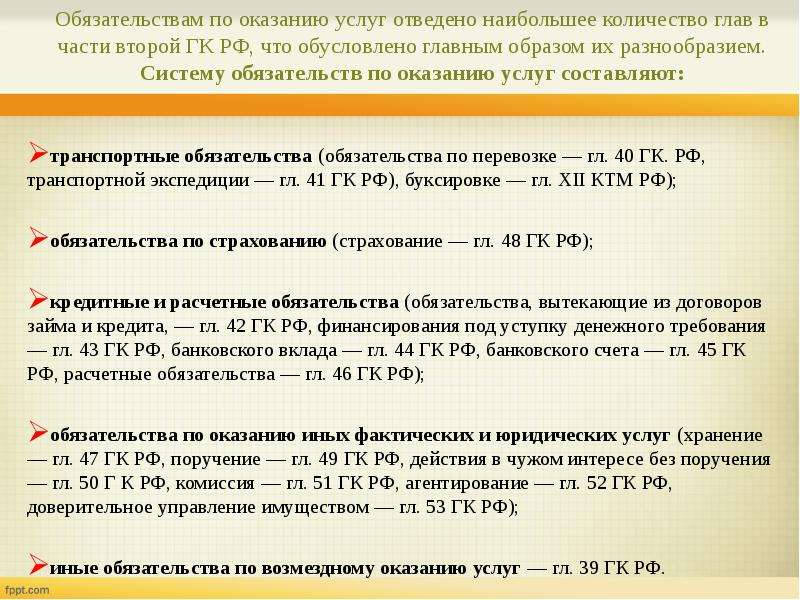 Составить схему используя приведенные понятия обязательство договор внедоговорные