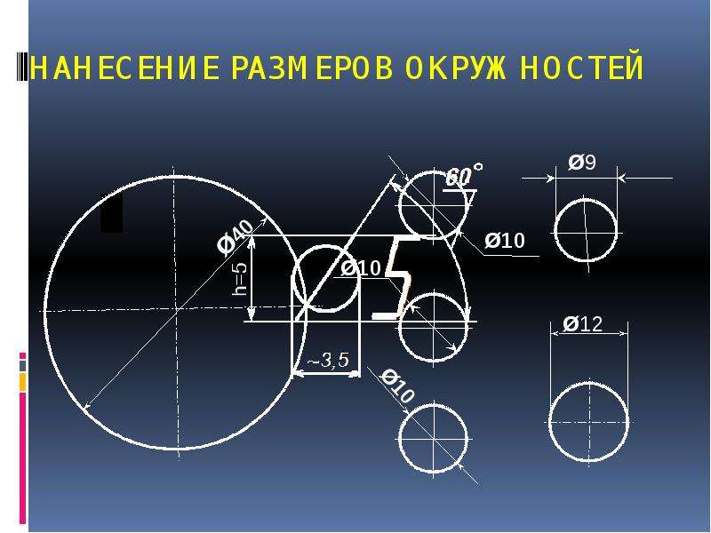 Нанести размеры на фото. Нанесение размеров окружности. Толщина окружности. Окружность в масштабе. Нанесение окружностей на плоскость..