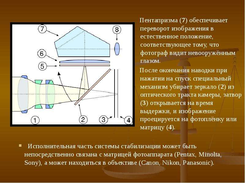 Характеристики изображений получаемых в оптических системах