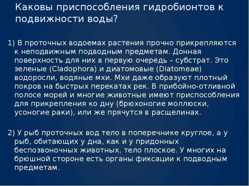 Каковы устройство. Приспособления гидробионтов к подвижности воды. Специфические приспособления гидробионтов.. Экологические группы гидробионтов. Гидробионты классификация.