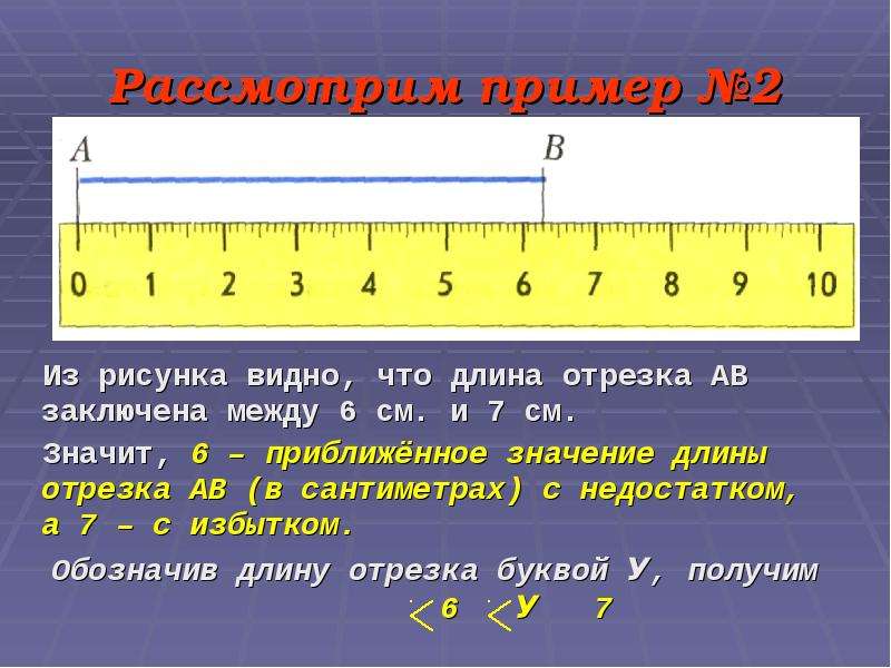 Презентация длина отрезка