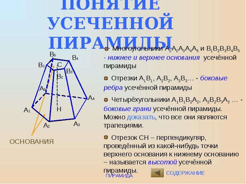 Найти стороны усеченного пирамиды. Усечённая пирамида 10 класс Атанасян. Усечённая пирамида боковые ребра. Усеченная пирамида презентация 10 класс. Усеченная пирамида p1 и p2.