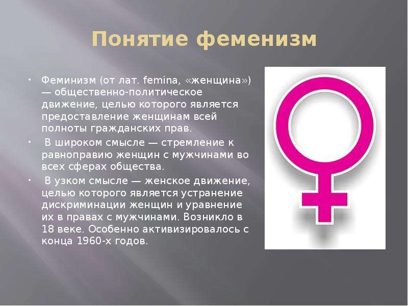 Движение феминизма