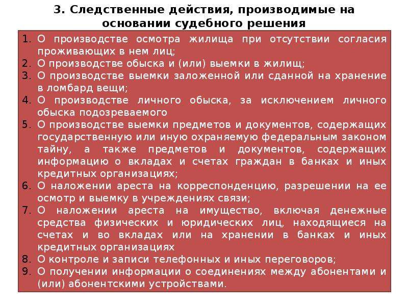 Произвести по указанному в. Правила производства следственных действий. Следственные действия по судебному решению. Следственные действия на основании судебного постановления. Следственные действия производимые на основании судебного решения.