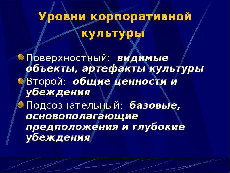 4 Уровень корпоративной культуры.