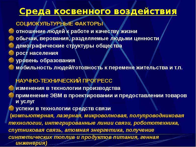 Приведите примеры прямого и косвенного воздействия. Факторы среды косвенного воздействия. Факторы косвенного воздействия на организацию. Факторы косвенного воздействия в менеджменте. Факторы внешней среды косвенного воздействия.