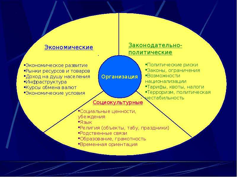 Презентация на тему внутренняя и внешняя среда организации