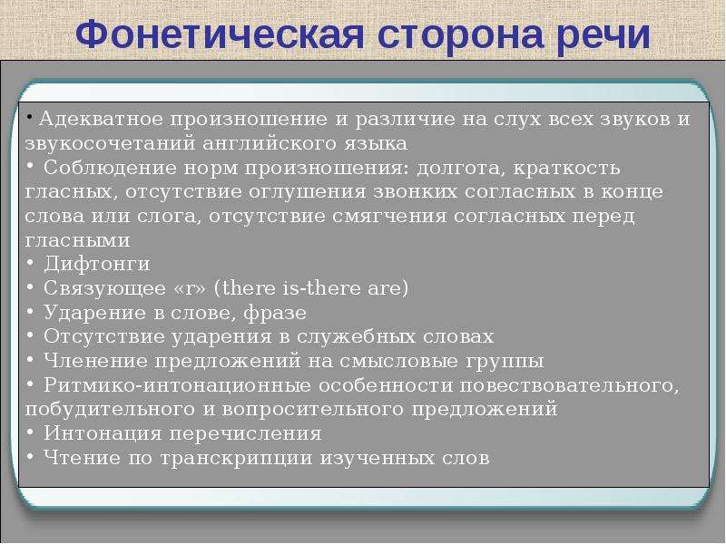 Речевые стороны. Фонетическая сторона речи. Фонетическая сторона речи дошкольников. Компоненты фонетической стороны речи. Формирование фонетической стороны речи.