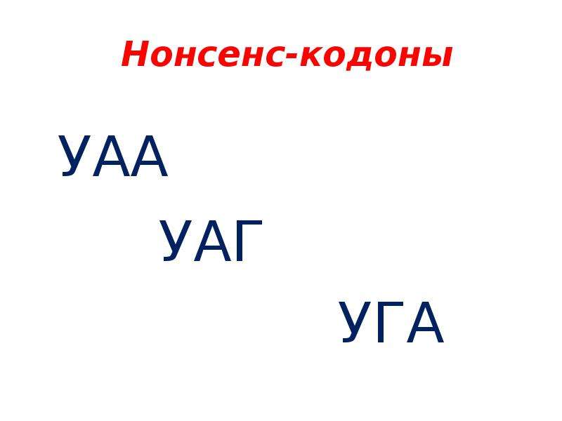 Нонсенс это. Нонсенс кодоны. Нонсенс кодоны ДНК. Уаа кодон. Нонсенс триплеты ДНК.