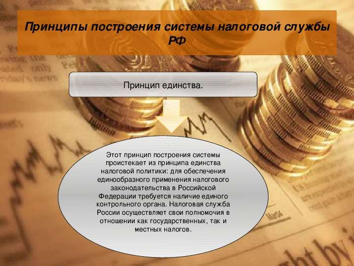 


Принципы построения системы налоговой службы РФ
