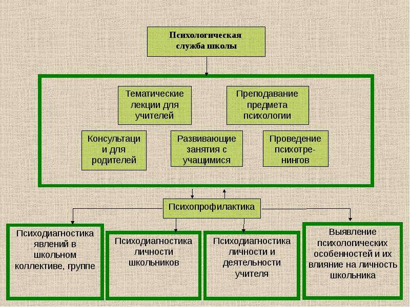 Организация социально психологической работы по направлению проект